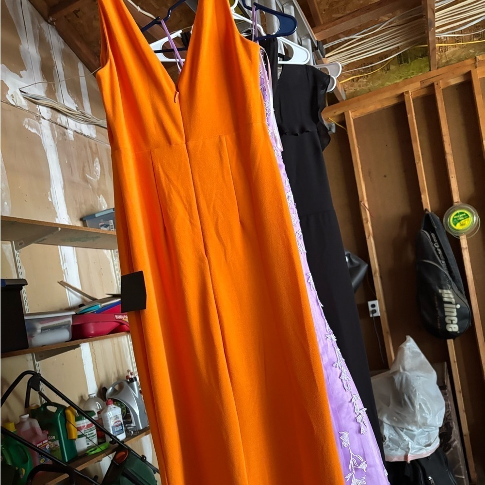 Orange Prom Dress